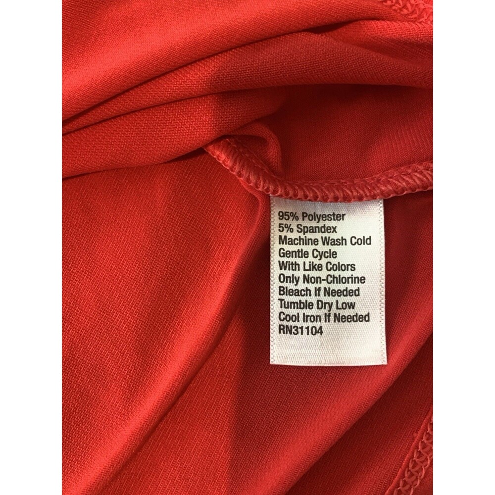 The Limited Red Sleeveless Knee Length Wrap Tie Dress  Women’s Size Large NWT - Picture 6 of 6
